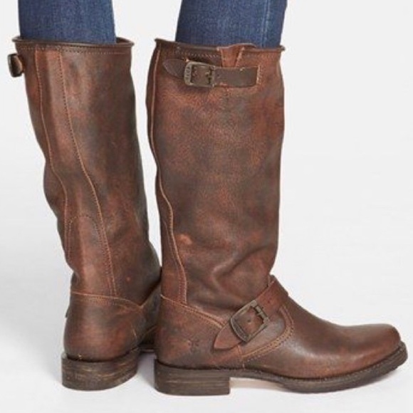 Frye Shoes - Frye Veronica Slouch Tall Boots Distressed 7.5 B